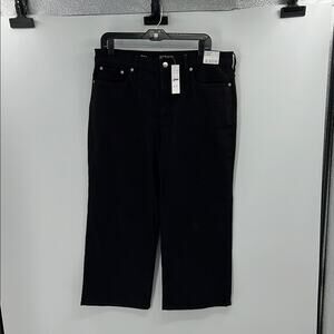 J. Crew Women's Petite slim-wide jean - Black - 31P - New with tags